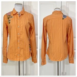 3J Workshop Johnny Was embroidered blouse